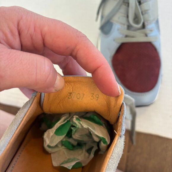 JUCH Paris Leather Trainers Shoes Size 39 NWOB - Picture 3 of 7